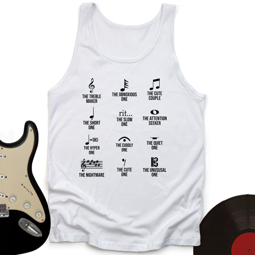 Musical Symbol Tank Top