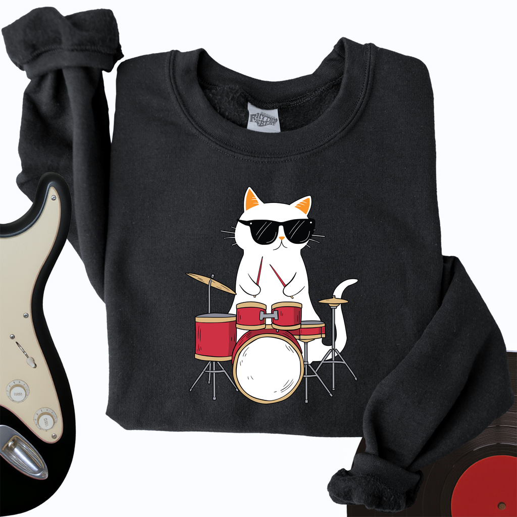 Drummer Cat Crewneck product image 4