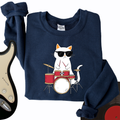 Drummer Cat Crewneck product image 1