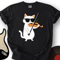 Cat Playing Violin T-Shirt product image 1