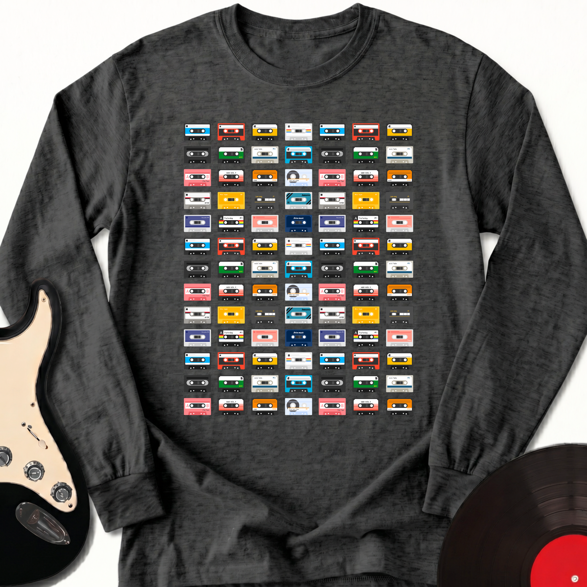 Rainbow Cassette Long Sleeve