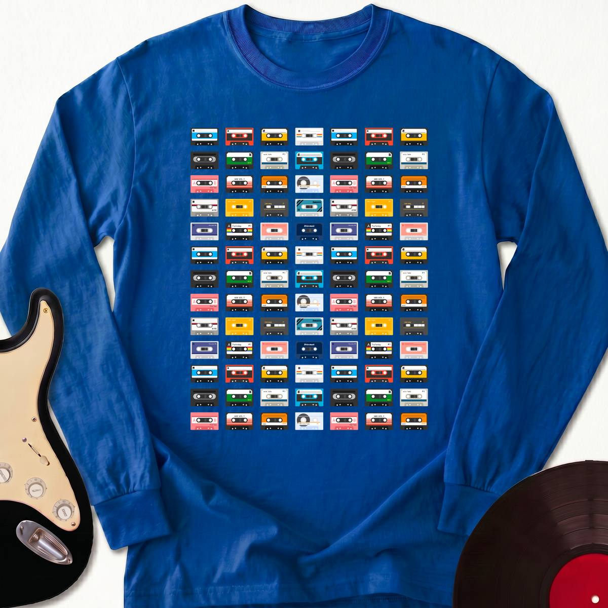 Rainbow Cassette Long Sleeve