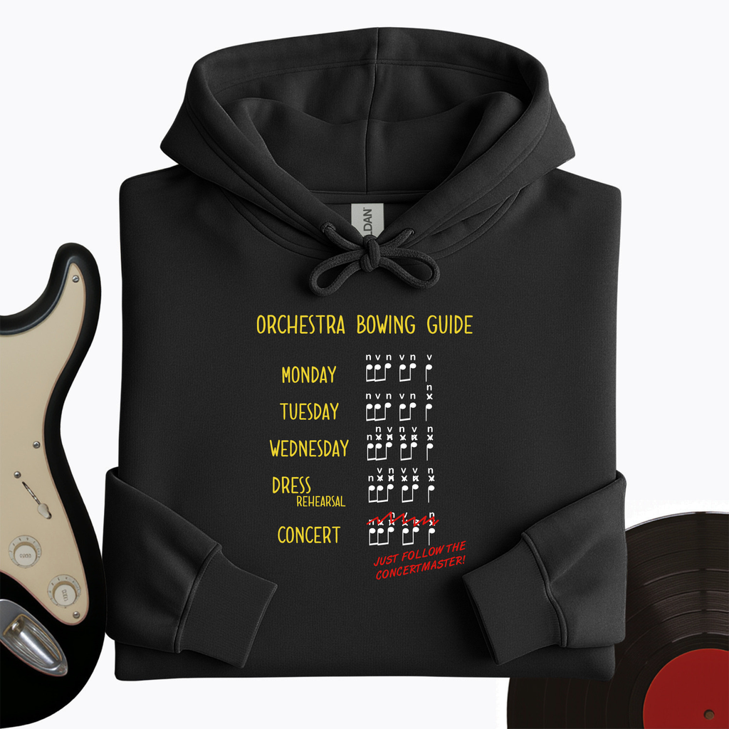 Orchestra Bowing Guide Hoodie product image 4
