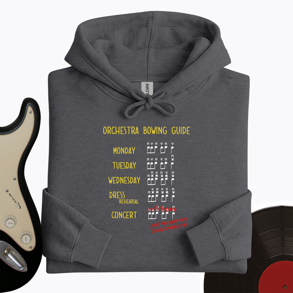 Orchestra Bowing Guide Hoodie product image 1