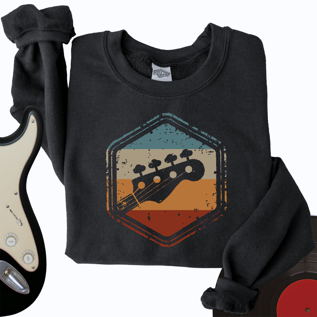 Retro Guitar Crewneck product image 1