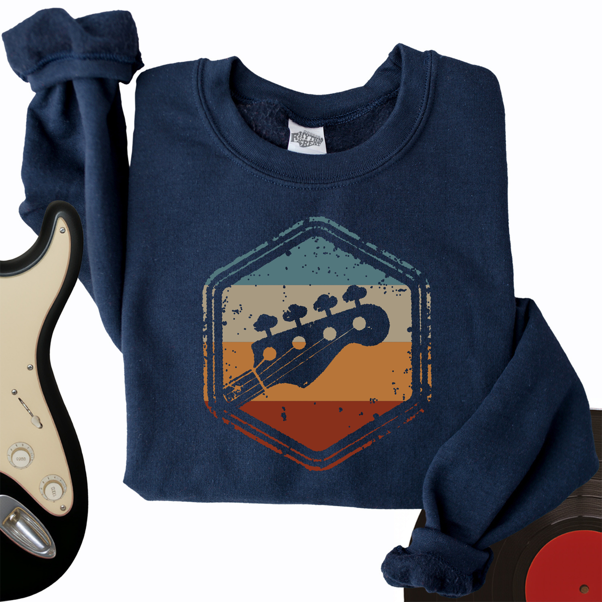 Retro Guitar Crewneck product image 3