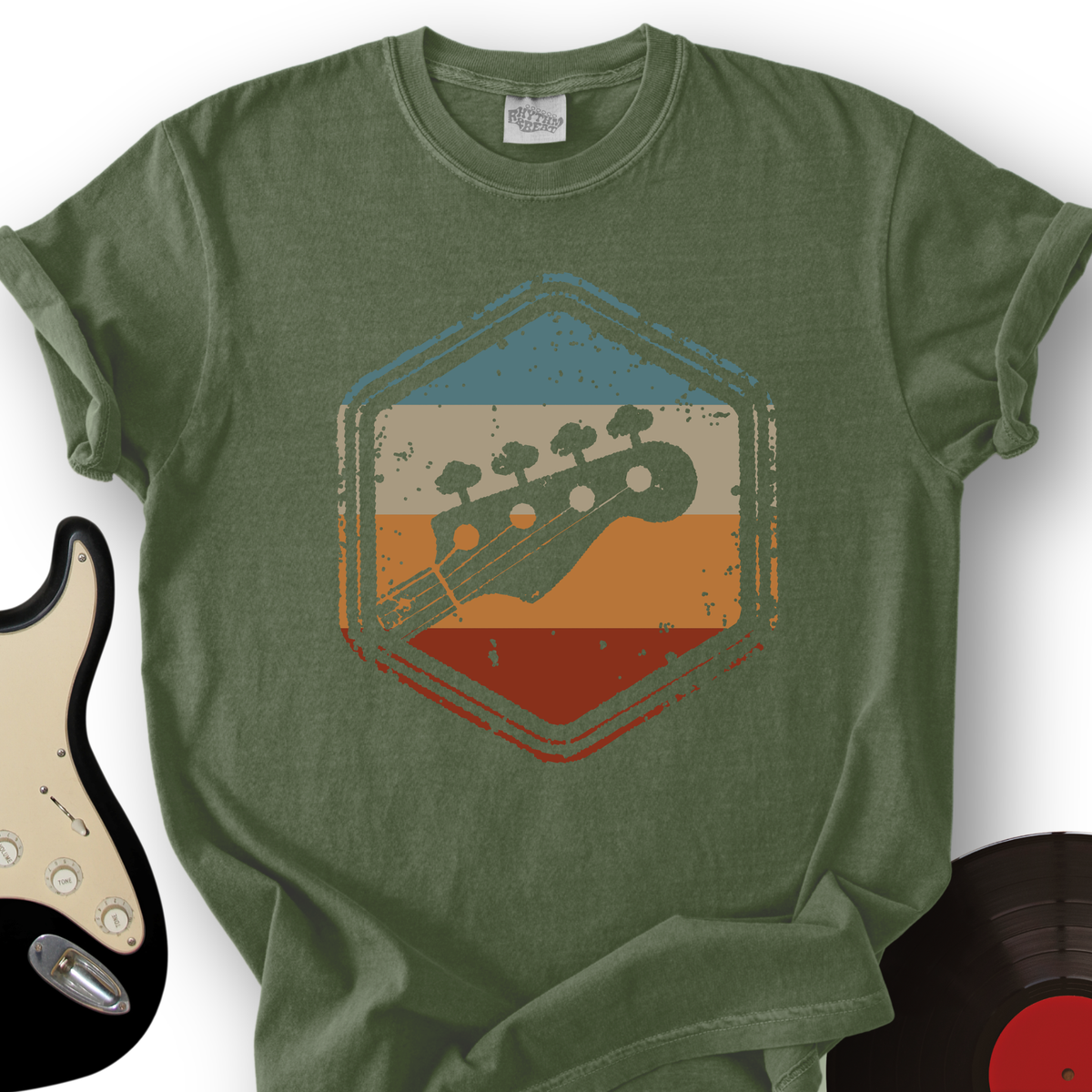 Retro Guitar T-Shirt product image 5