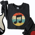 Retro Music Note Crewneck product image 1