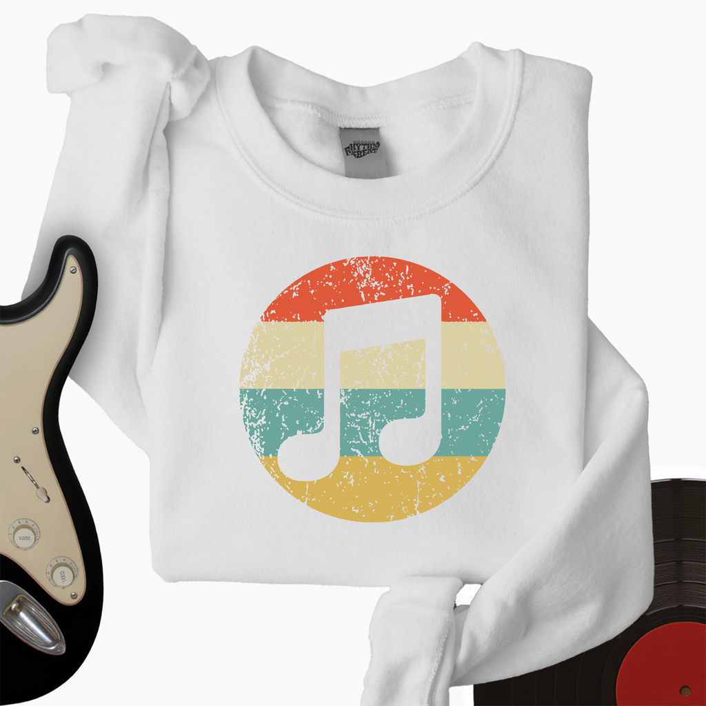 Retro Music Note Crewneck product image 4