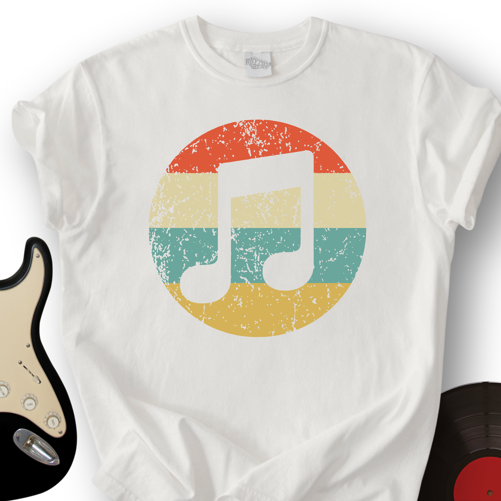 Retro Music Note T-Shirt product image 3
