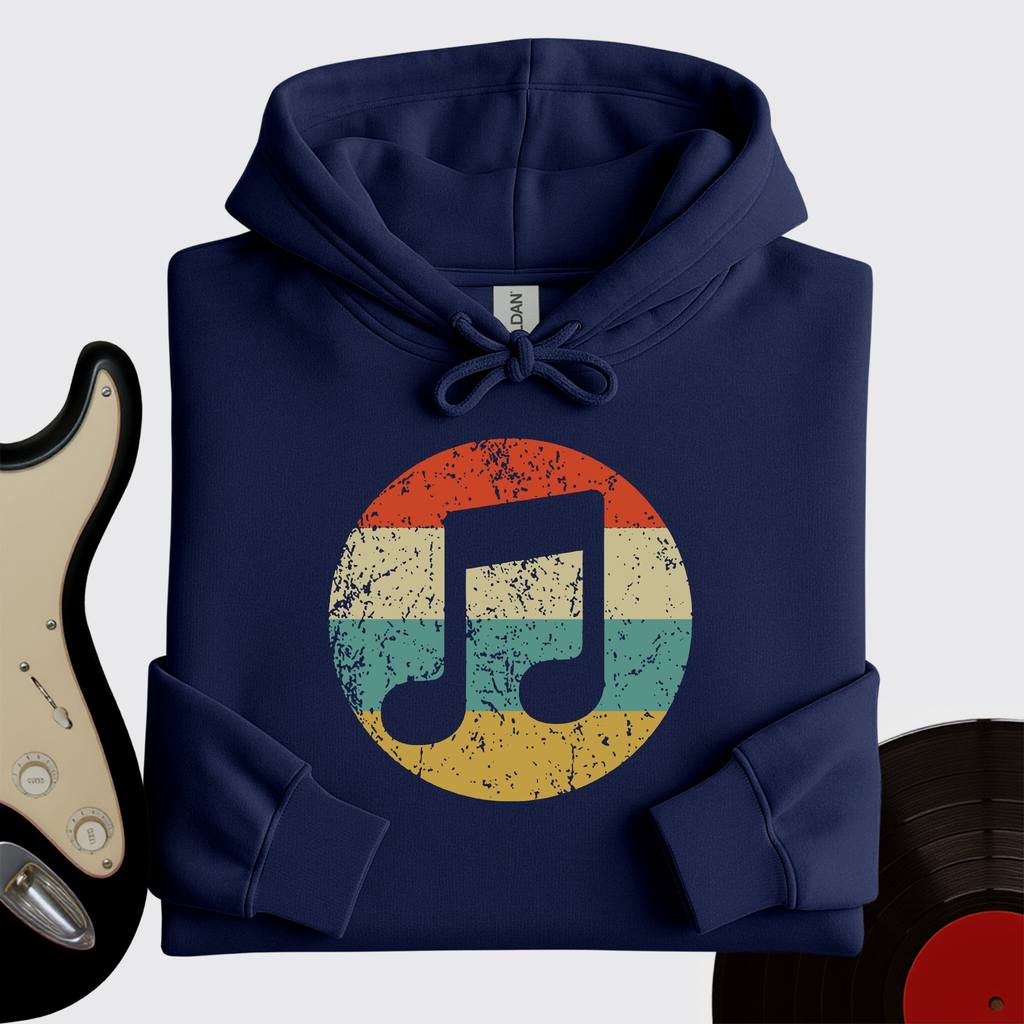 Retro Music Note Hoodie product image 4