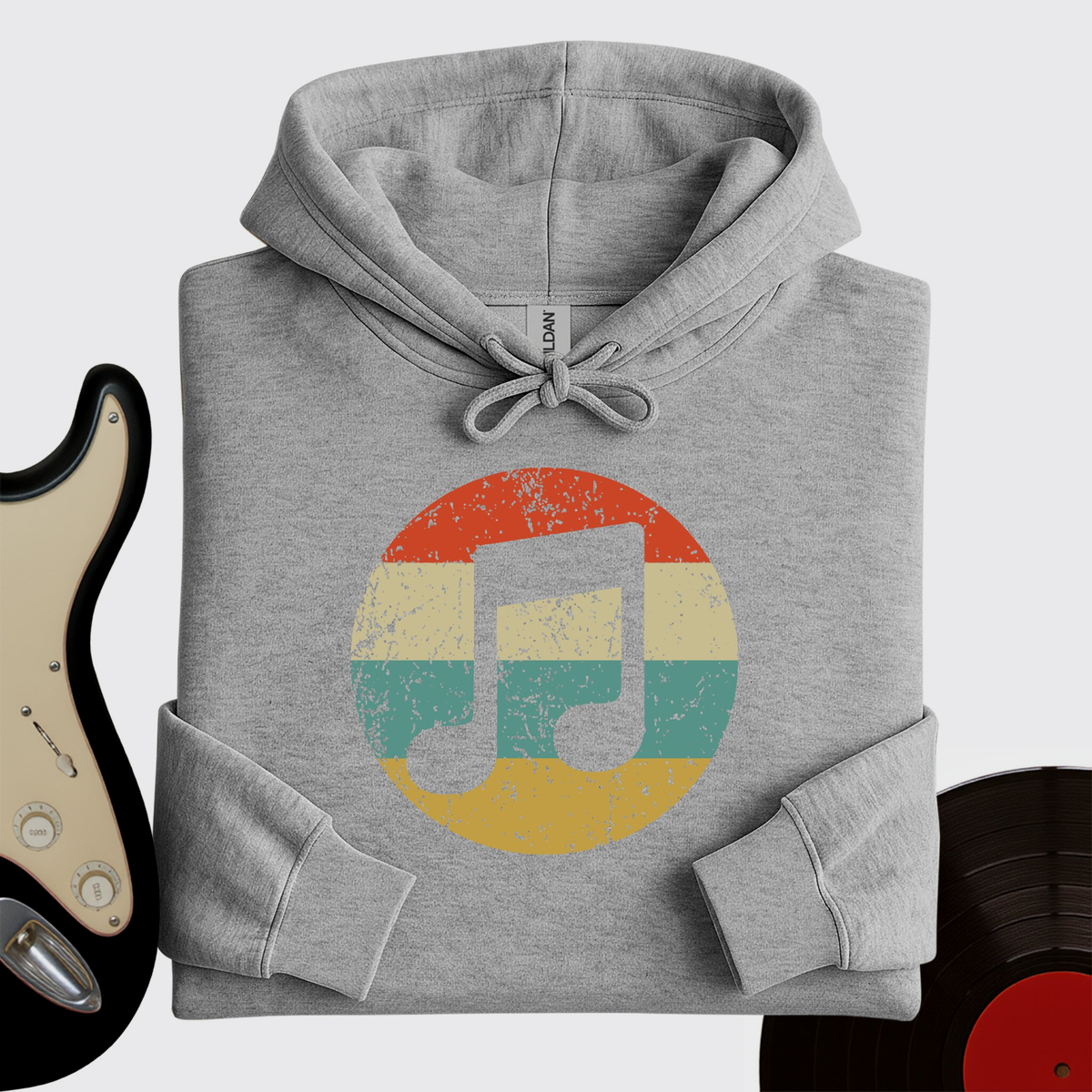 Retro Music Note Hoodie product image 5
