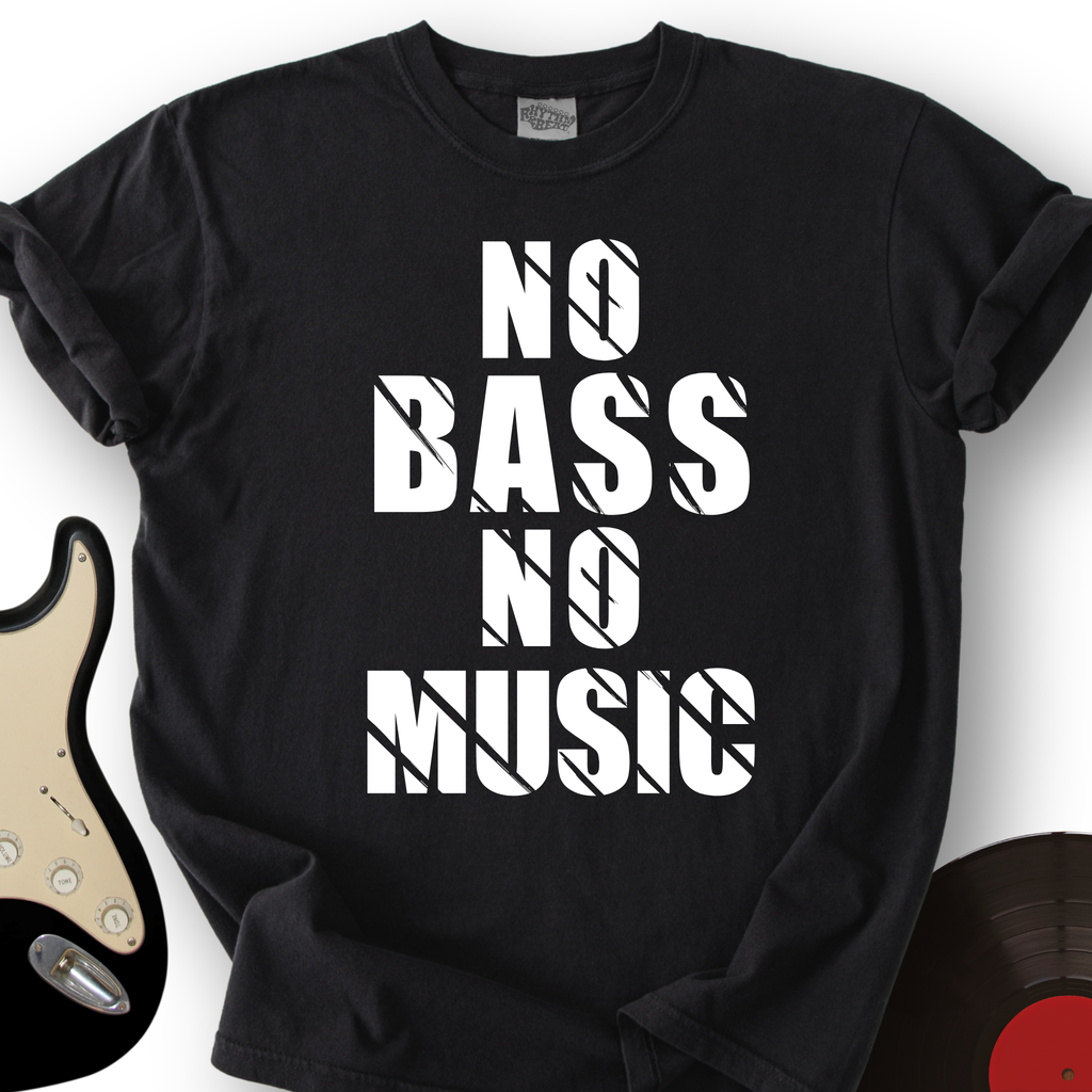 No Bass No Music T-Shirt product image 5