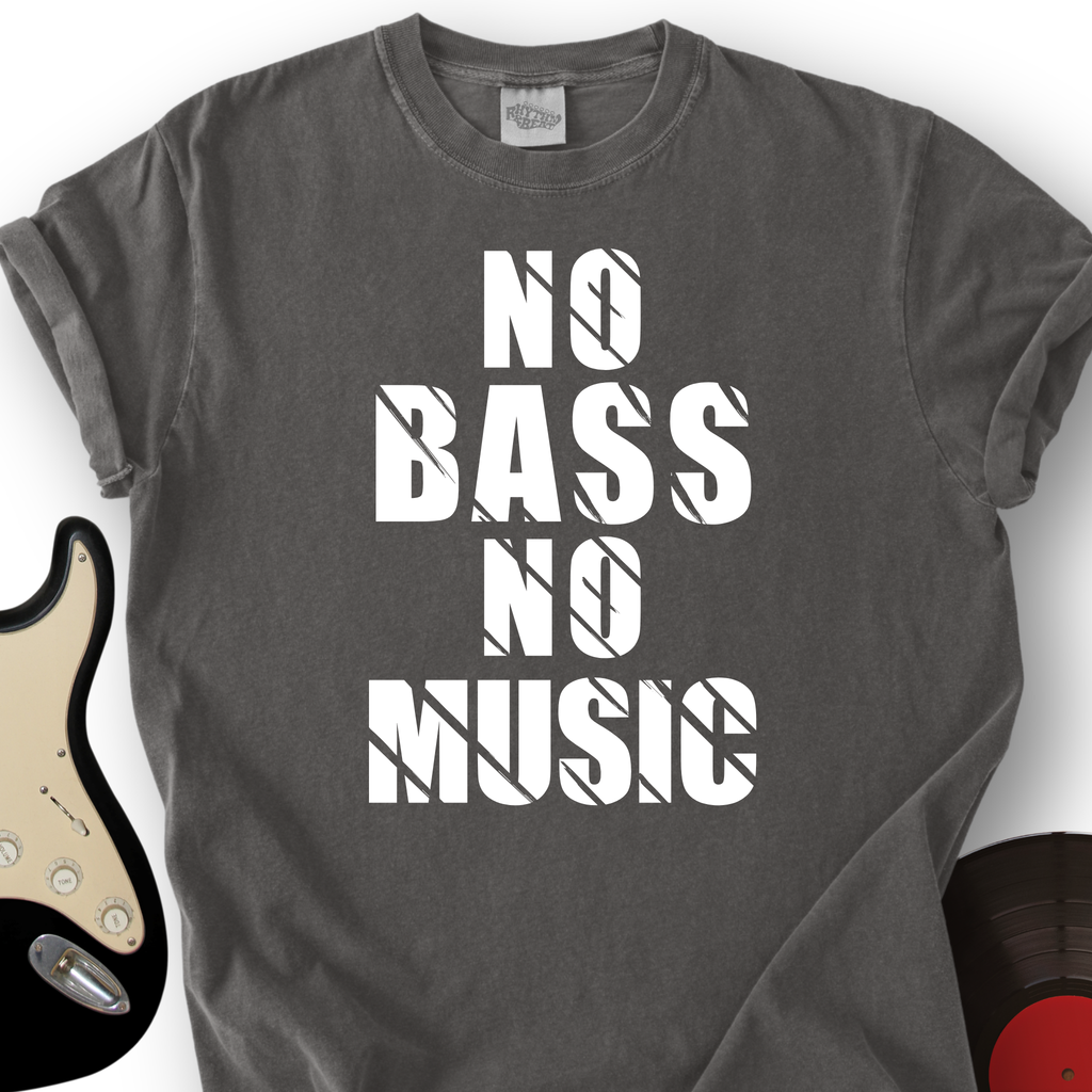 No Bass No Music T-Shirt product image 7