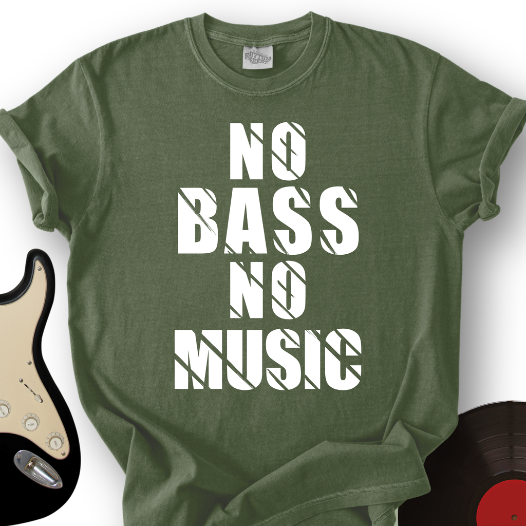 No Bass No Music T-Shirt product image 6