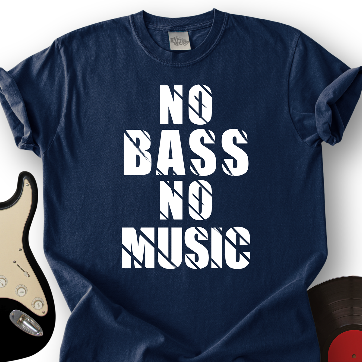No Bass No Music T-Shirt product image 2