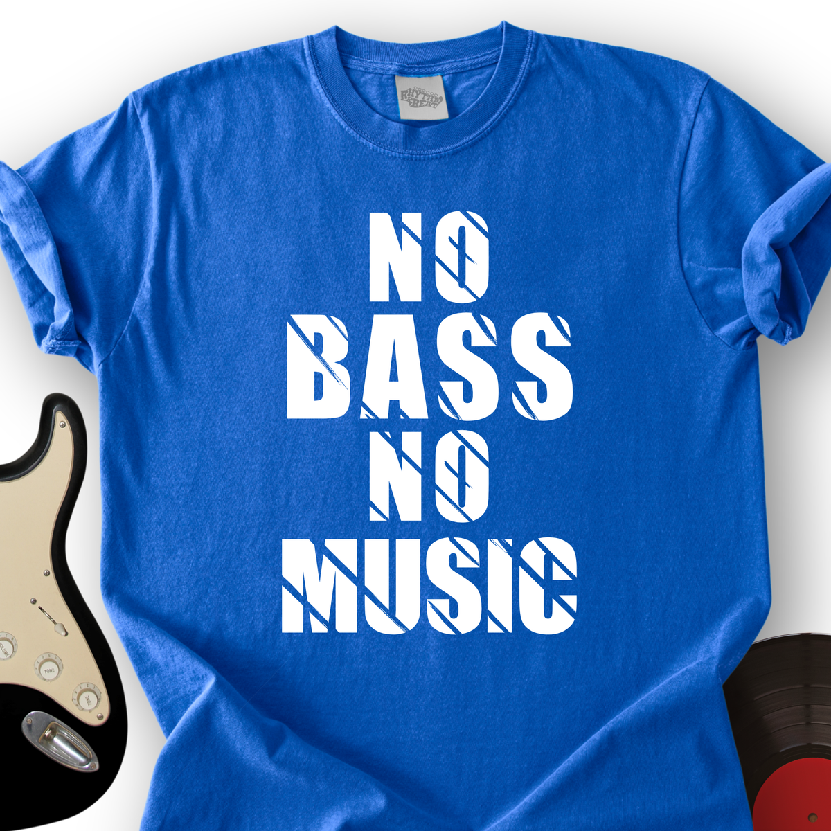 No Bass No Music T-Shirt product image 3