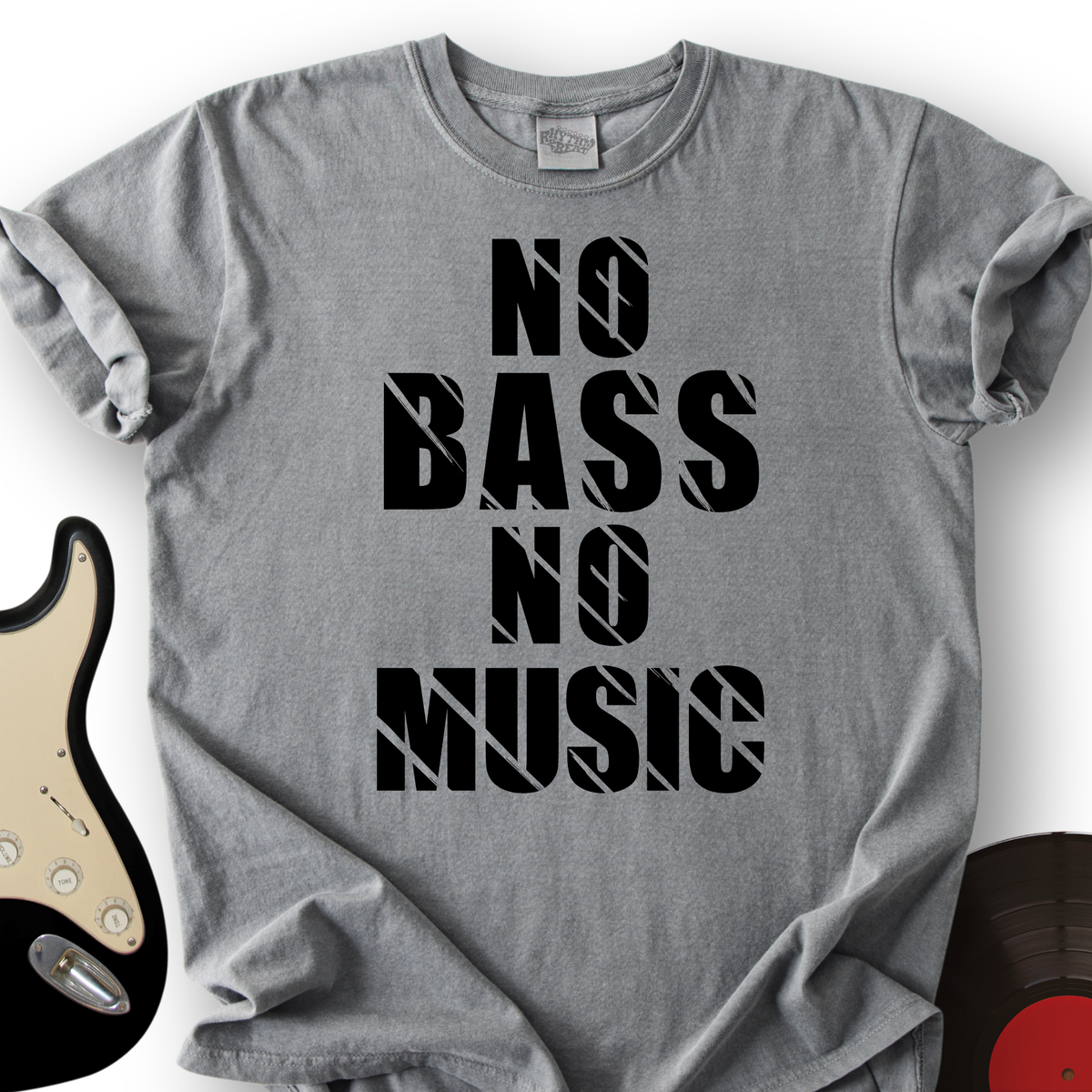 No Bass No Music T-Shirt product image 4