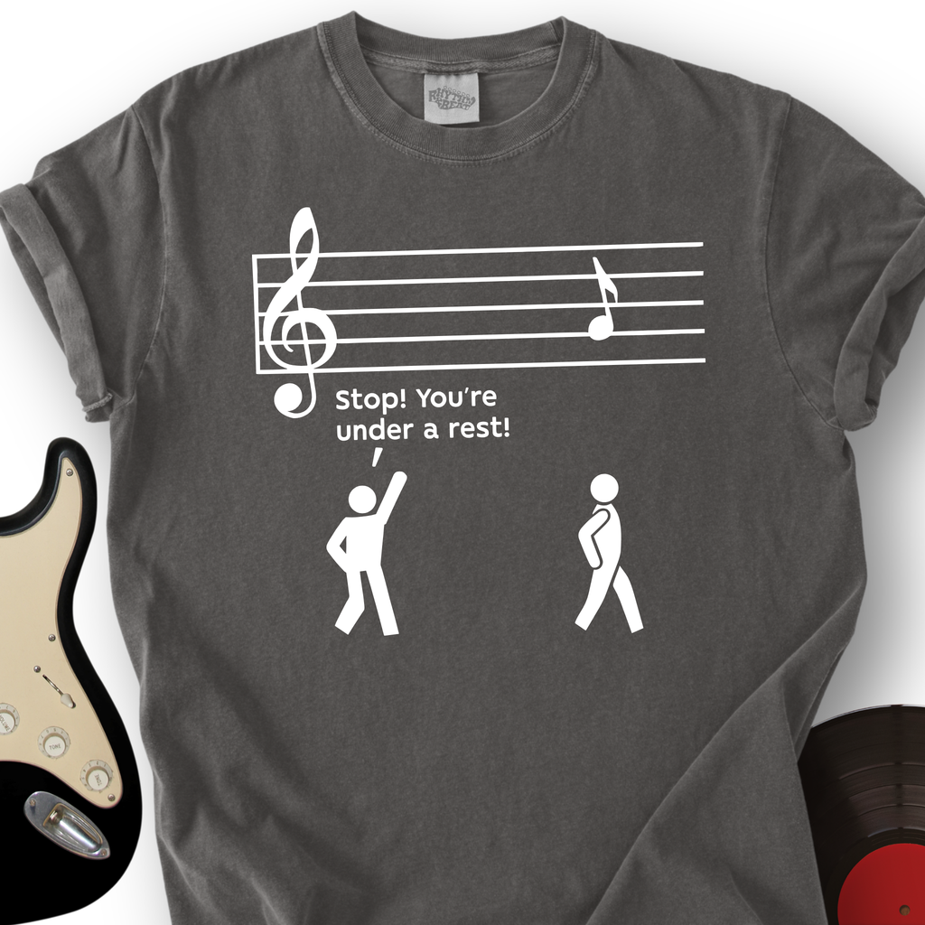 Stop You're Under A Rest T-Shirt product image 5