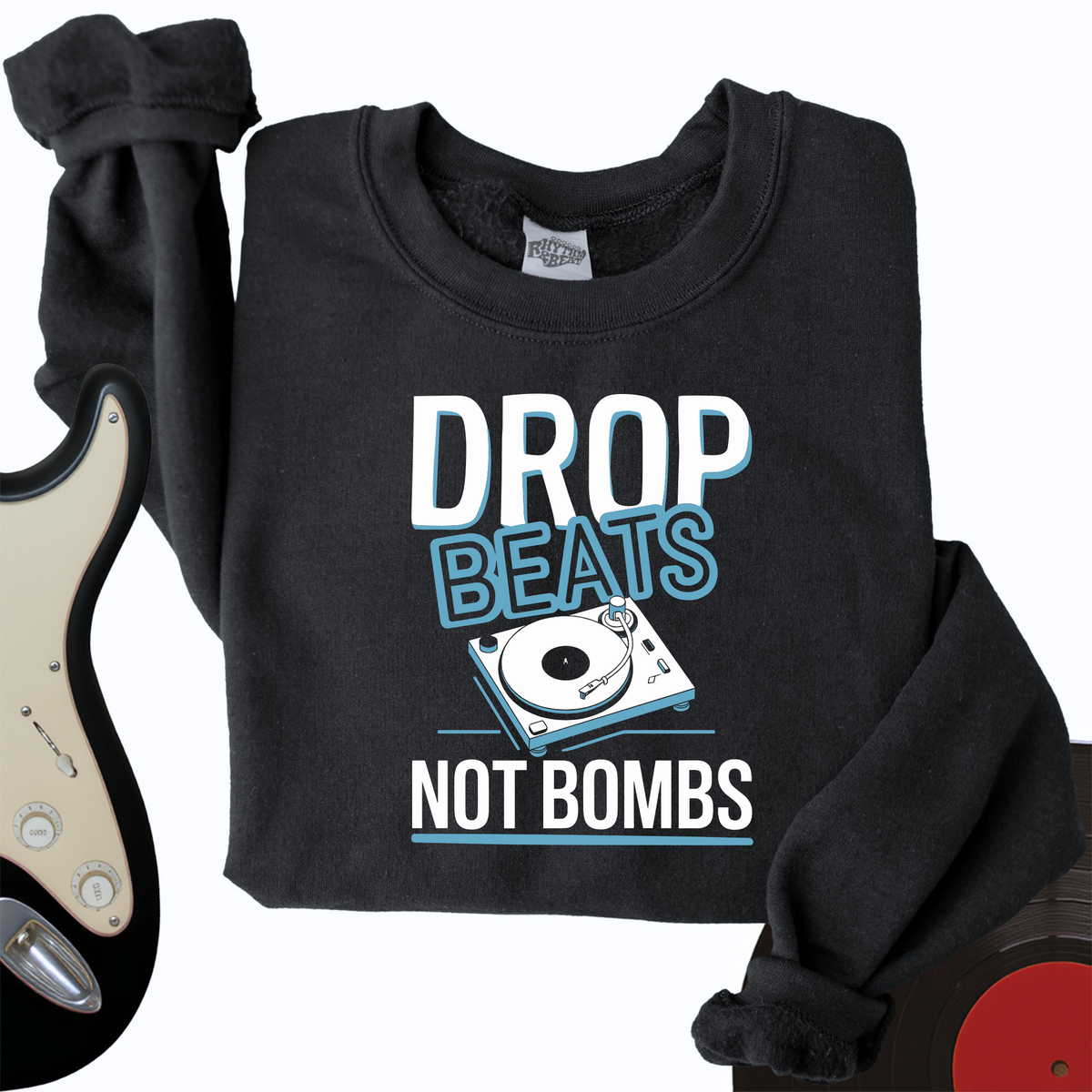 Drop Beats Not Bomb Crewneck product image 1