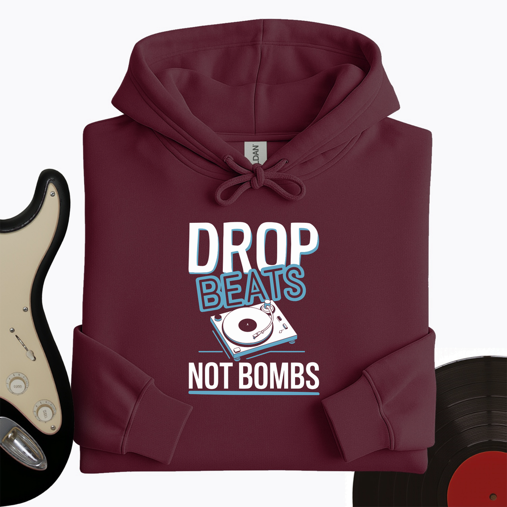 Drop Beats Not Bomb Hoodie product image 3