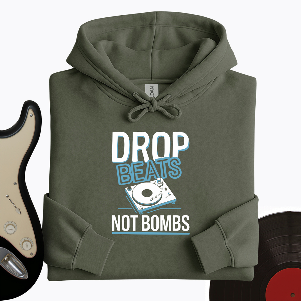 Drop Beats Not Bomb Hoodie product image 7