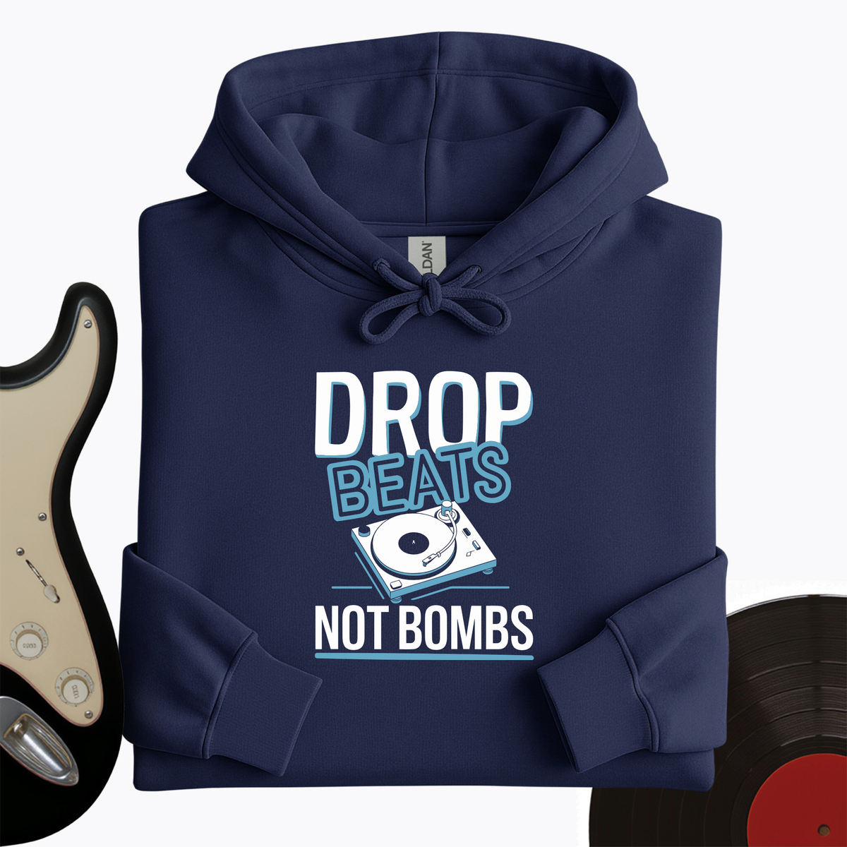 Drop Beats Not Bomb Hoodie product image 1