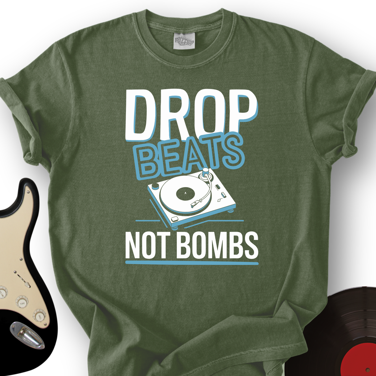 Drop Beats Not Bomb T-Shirt product image 4