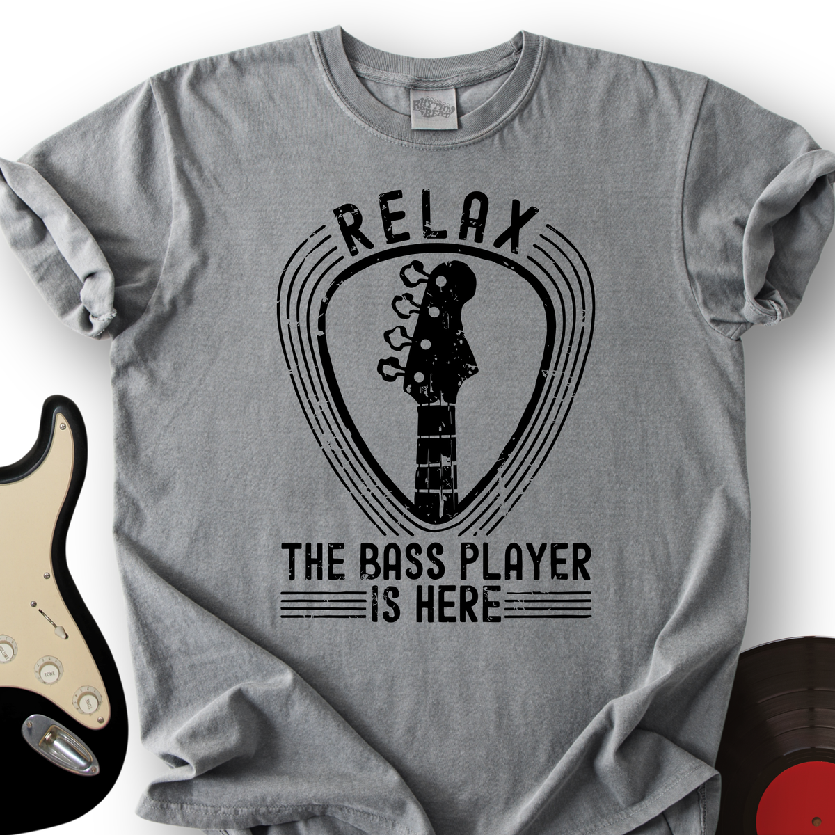 Relax The Bass Player Is Here T-Shirt product image 4