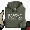 I Love House Music Hoodie product image 1