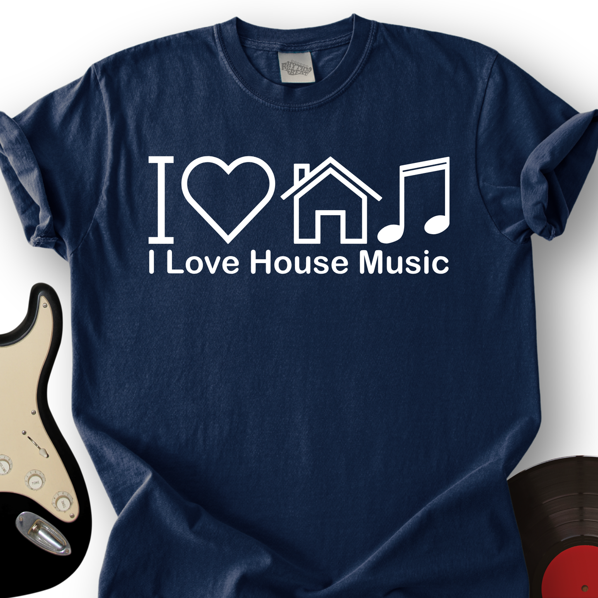 I Love House Music T-Shirt product image 2
