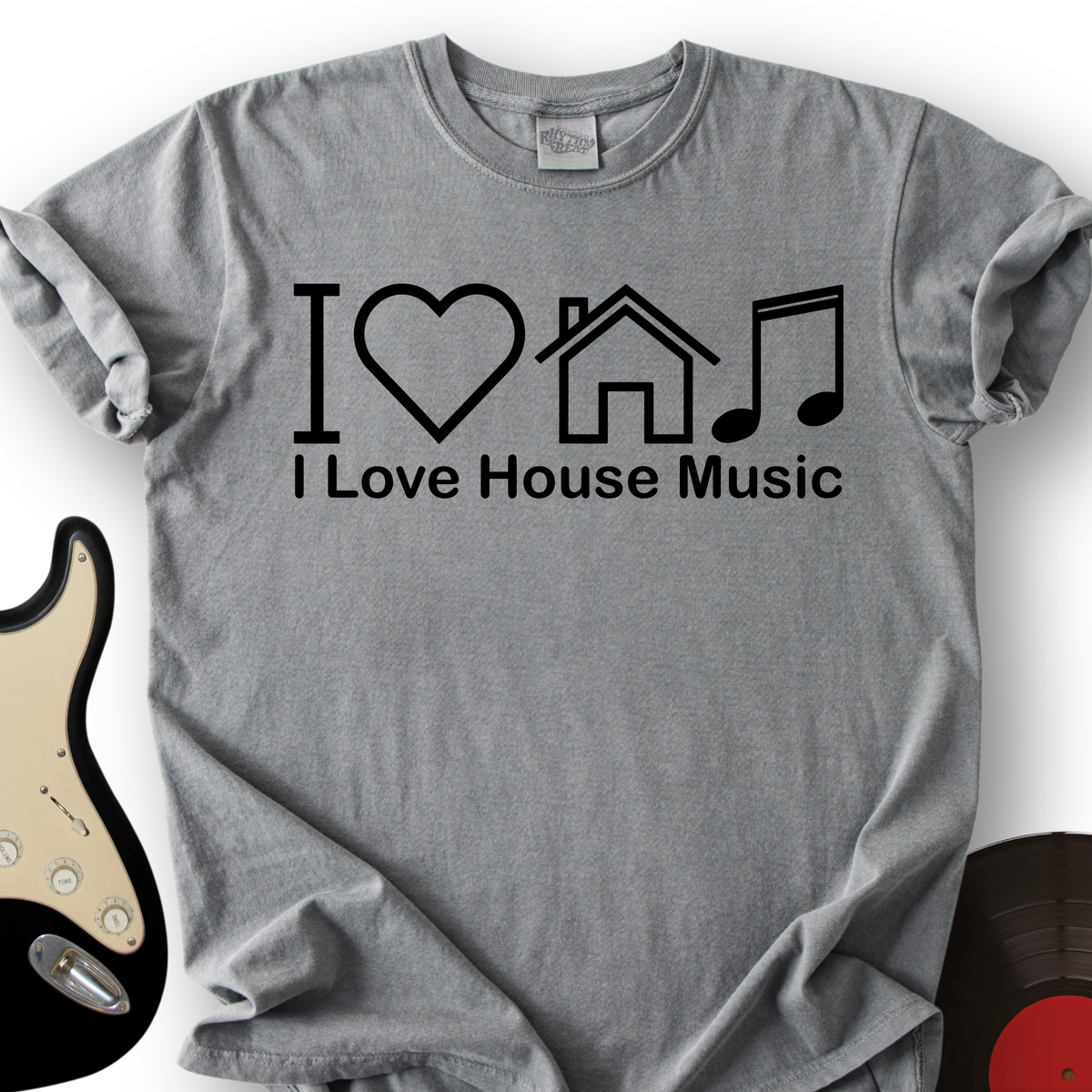 I Love House Music T-Shirt product image 4