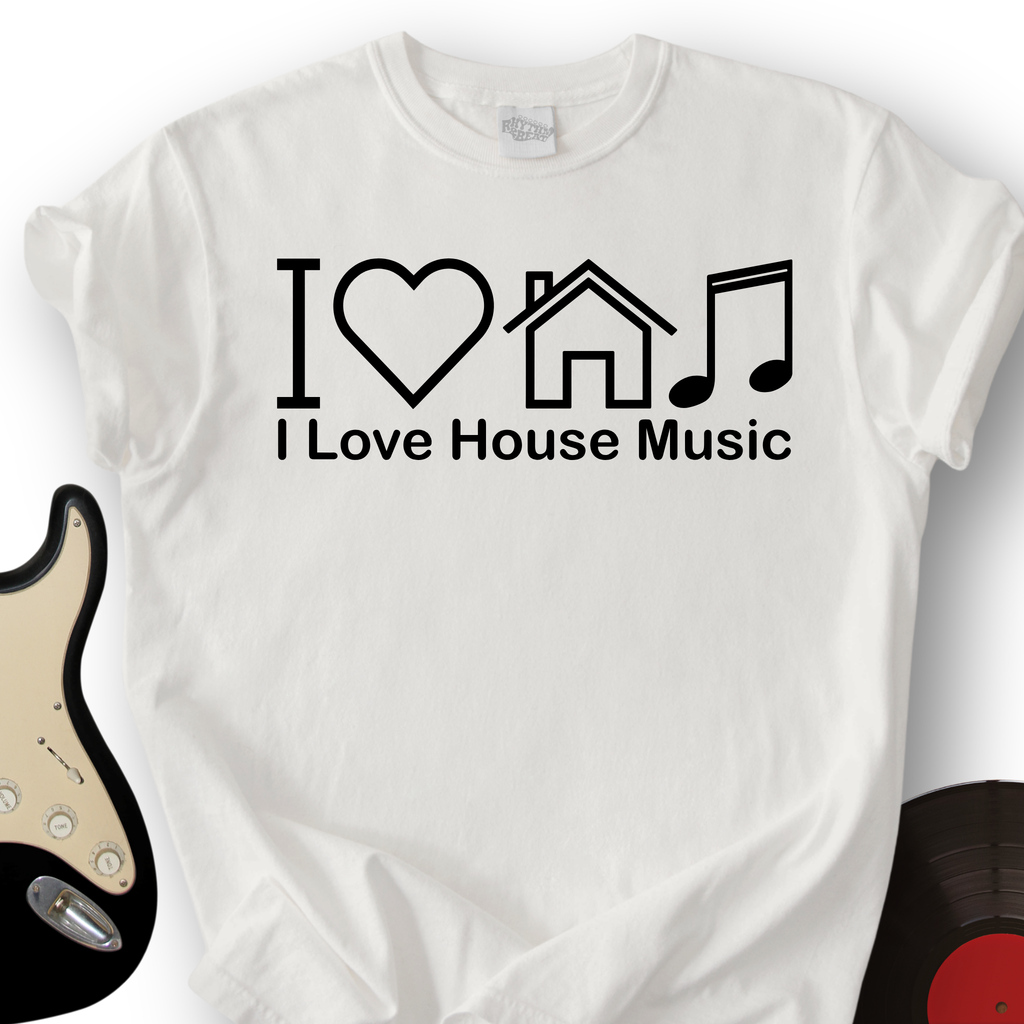 I Love House Music T-Shirt product image 5