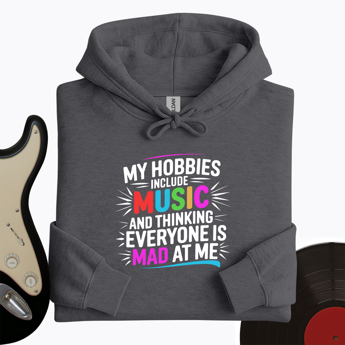 My Hobbies Include Music Hoodie product image 2