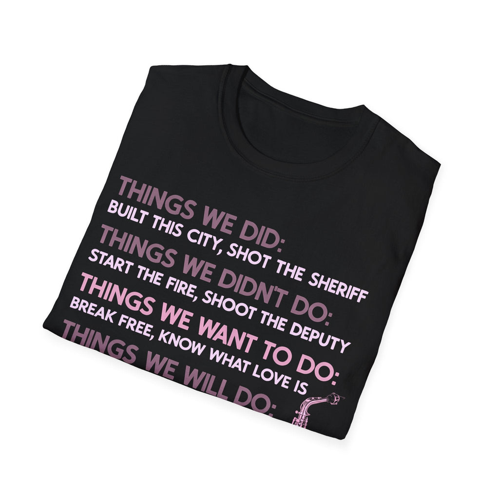 Things We Did Sax T-Shirt product image 19