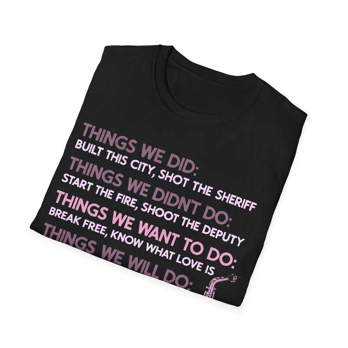 Things We Did Sax T-Shirt product image 19