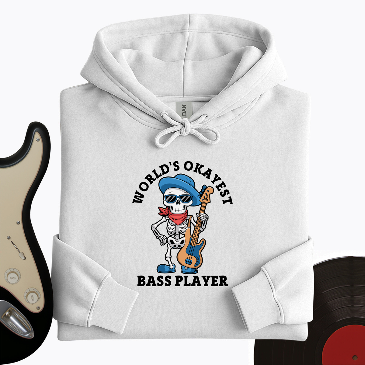 World's Okayest Bass Player Hoodie product image 6