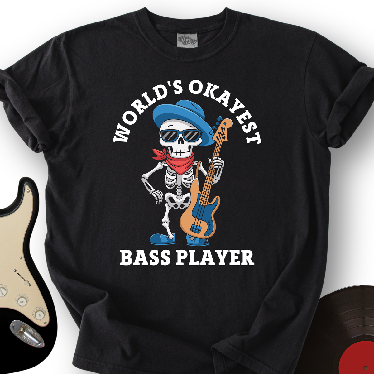 World's Okayest Bass Player T-Shirt product image 4