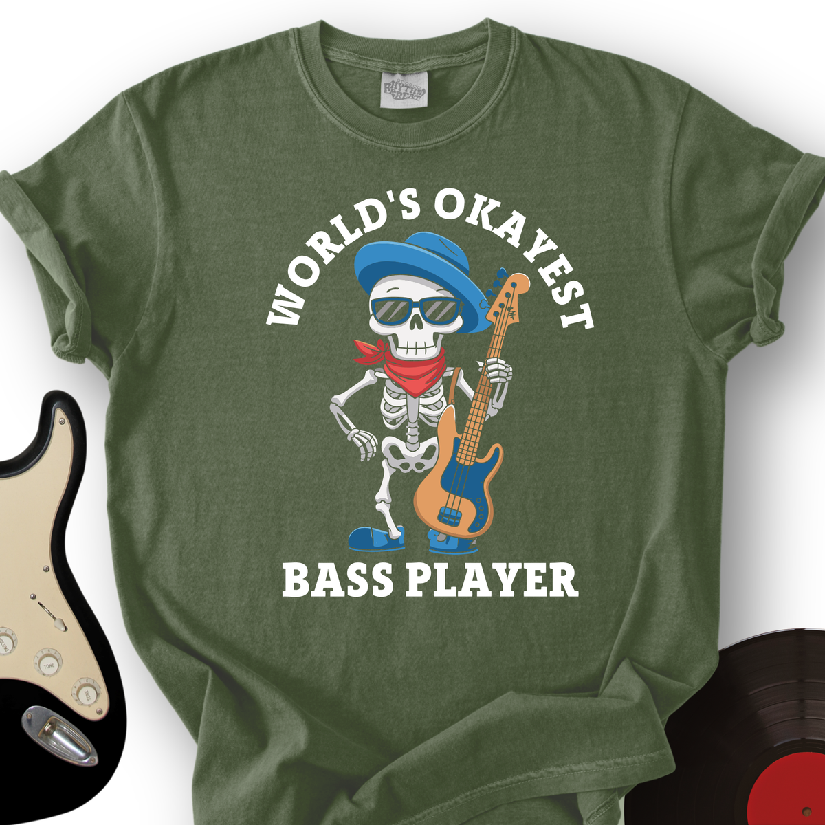 World's Okayest Bass Player T-Shirt product image 5