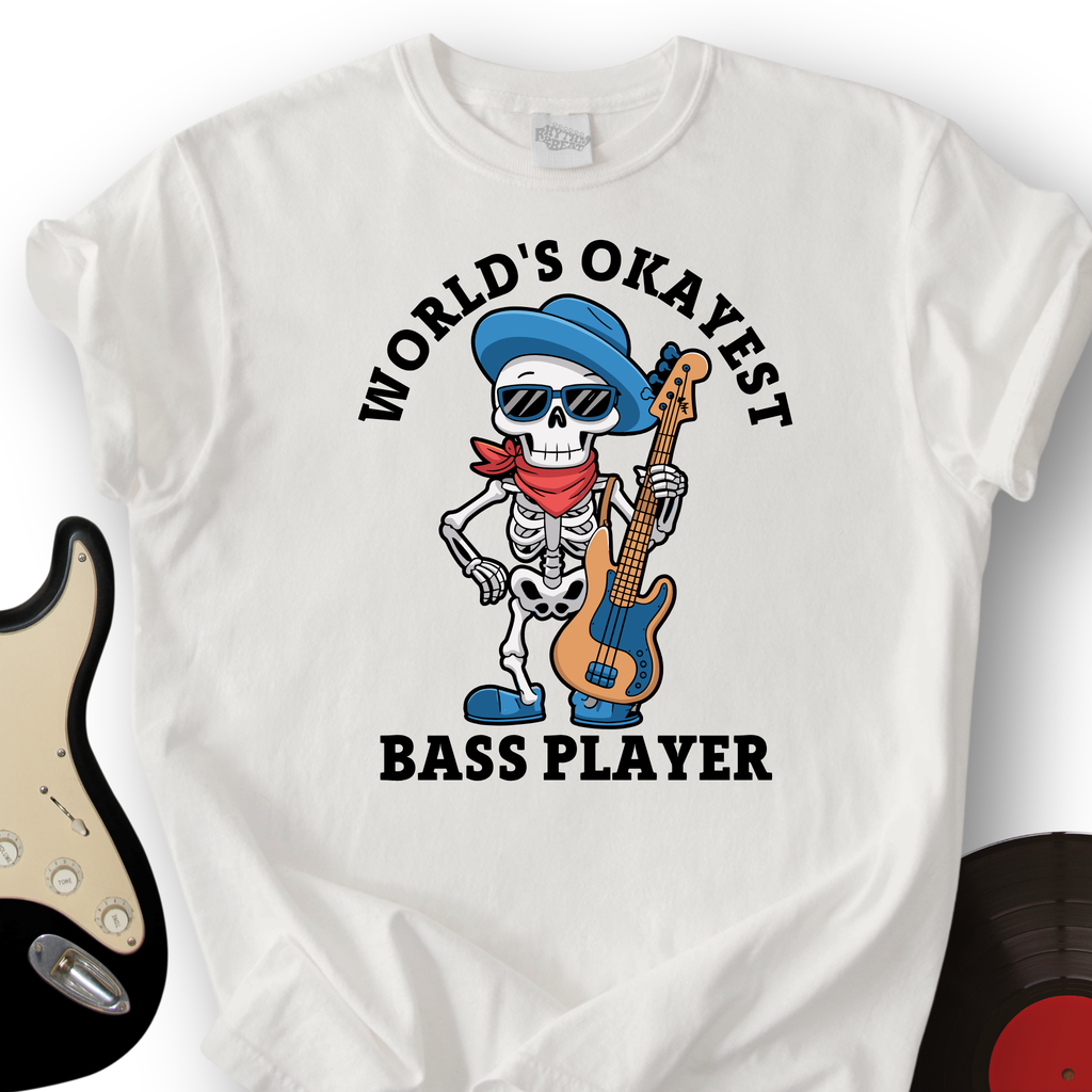World's Okayest Bass Player T-Shirt product image 1
