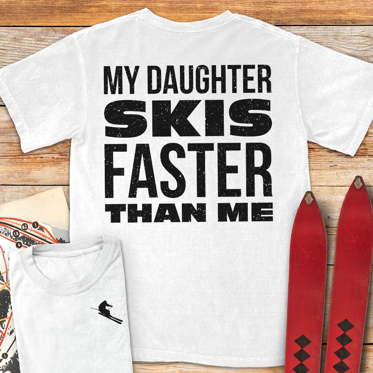 Daughter Skis Faster Back product image 3