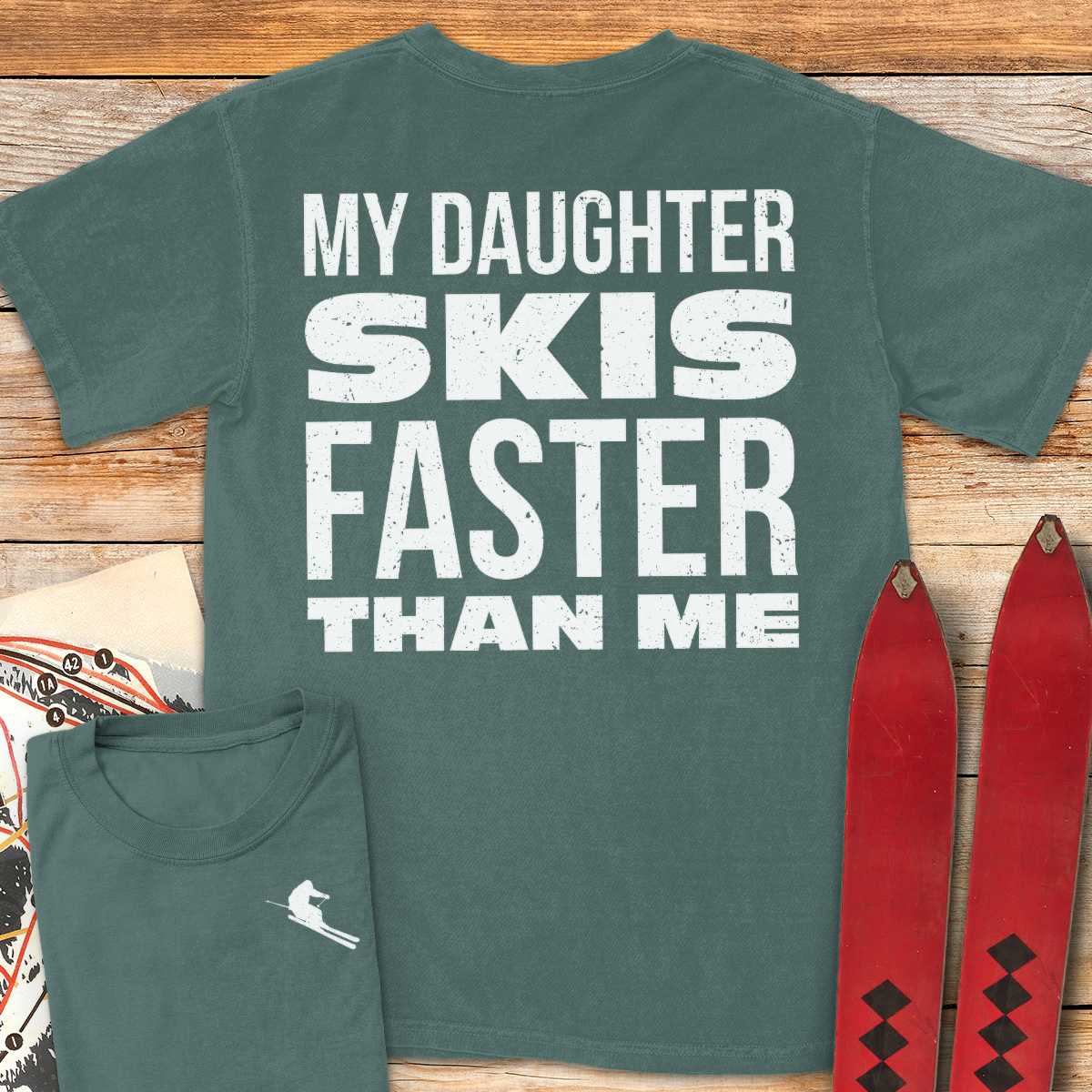 Daughter Skis Faster Back product image 6