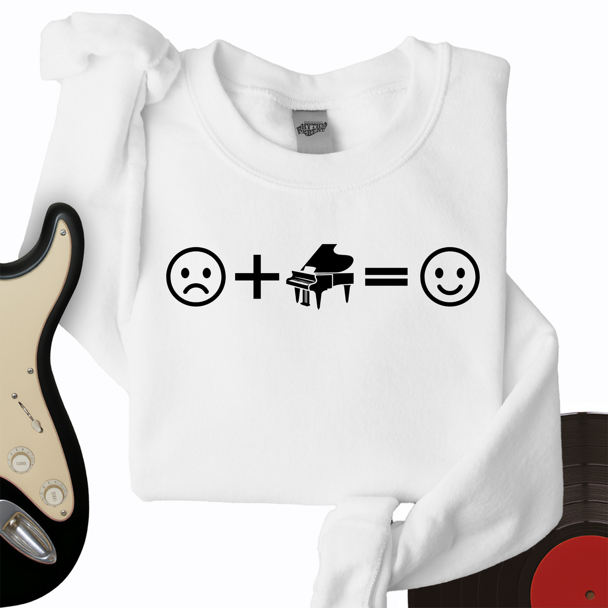 Piano Makes Me Happy Crewneck product image 3