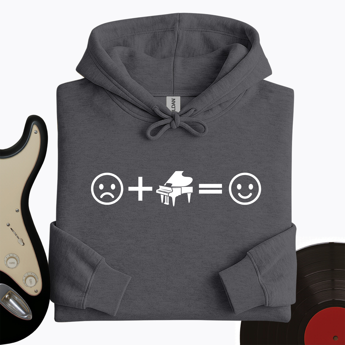 Piano Makes Me Happy Hoodie product image 1