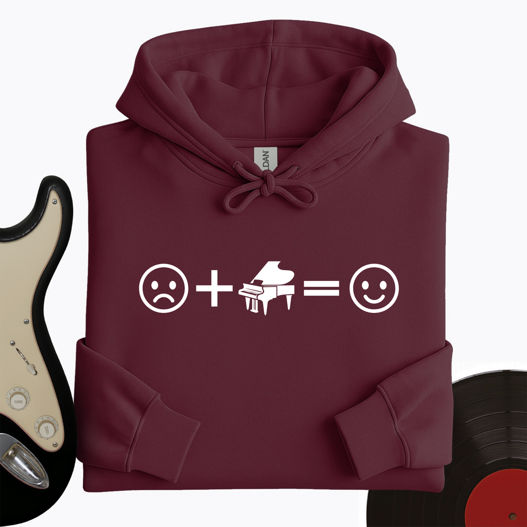 Piano Makes Me Happy Hoodie product image 2