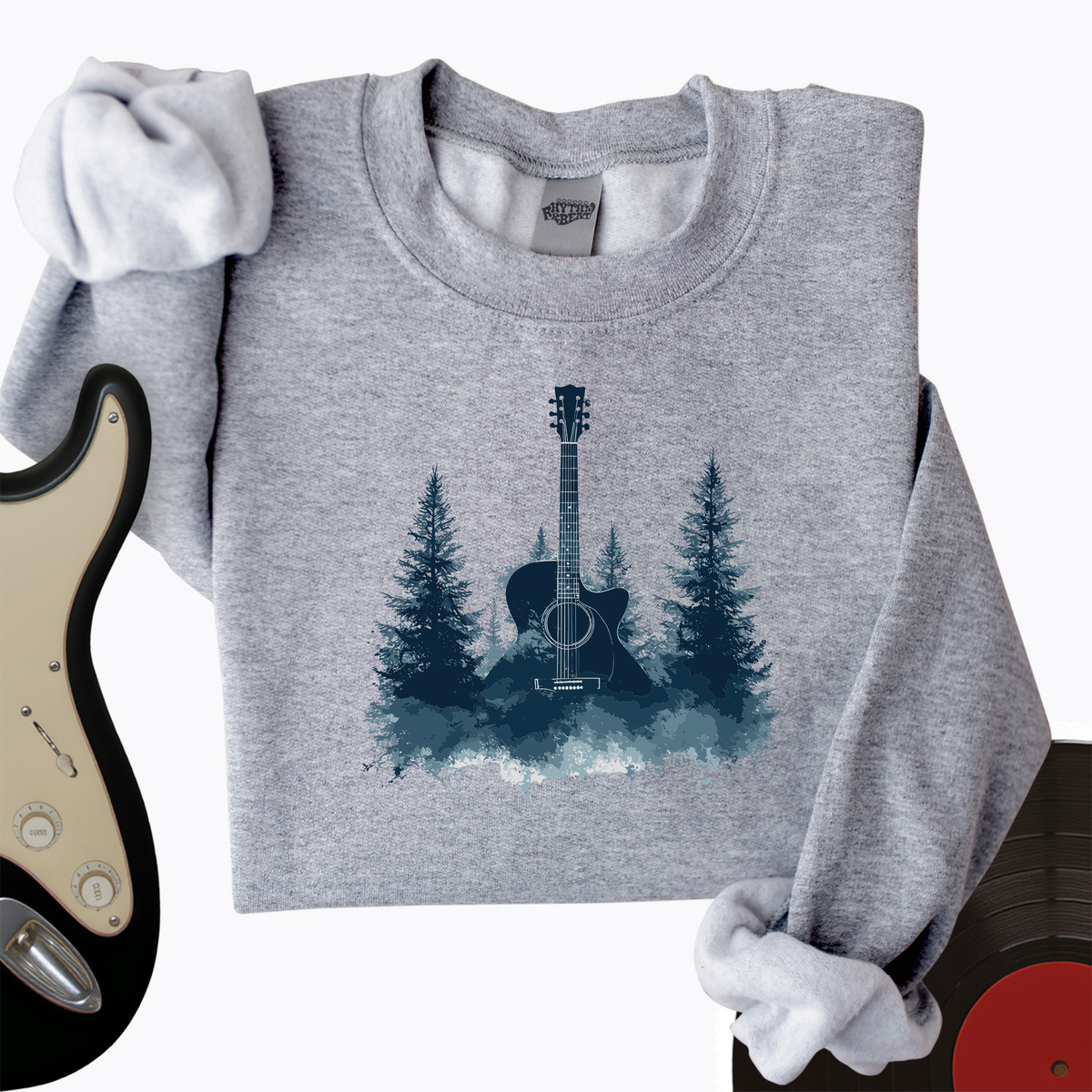 Mystical Guitar Crewneck product image 1
