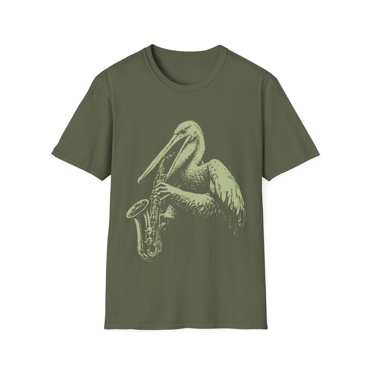 Pelican Saxophonist T-Shirt product image 8