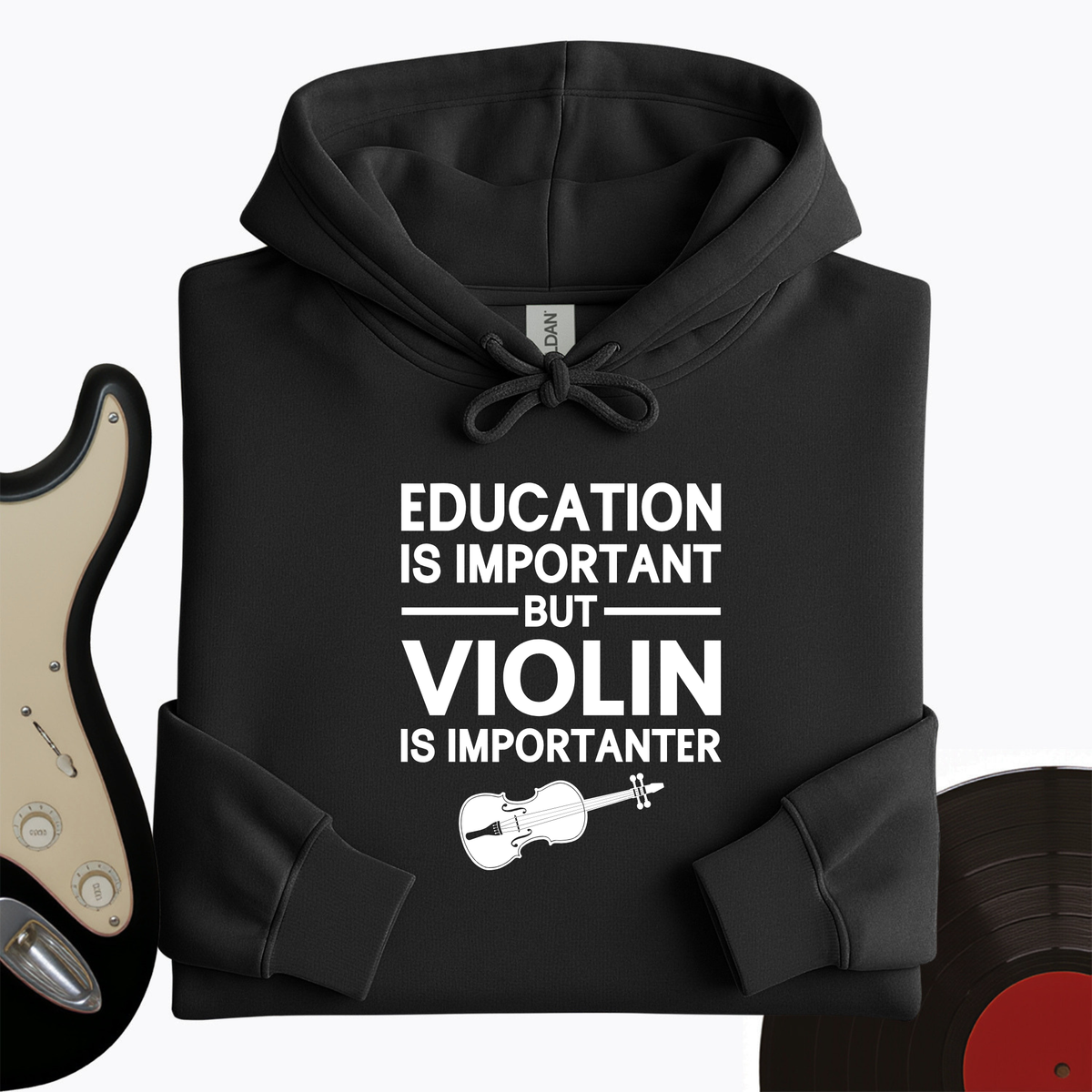 Education Is Important But Violin Is Importanter Hoodie product image 6