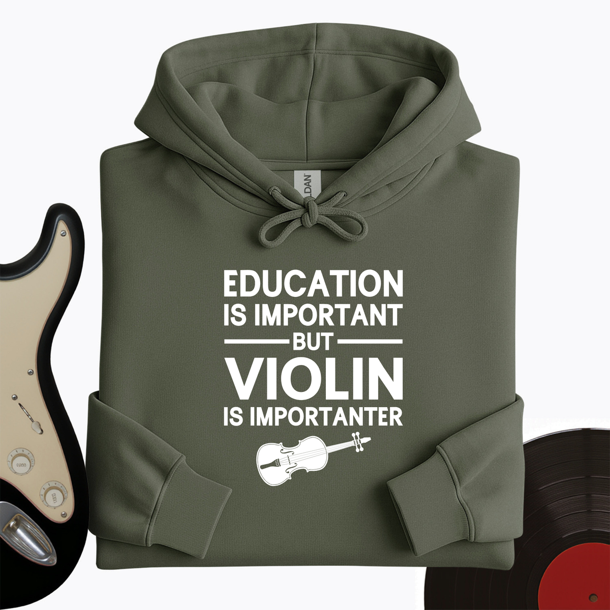 Education Is Important But Violin Is Importanter Hoodie product image 8