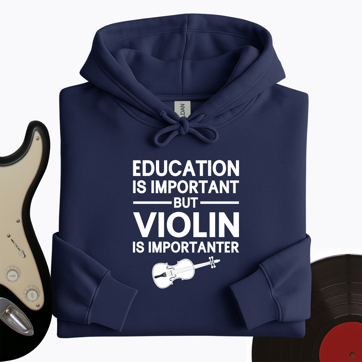 Education Is Important But Violin Is Importanter Hoodie product image 4